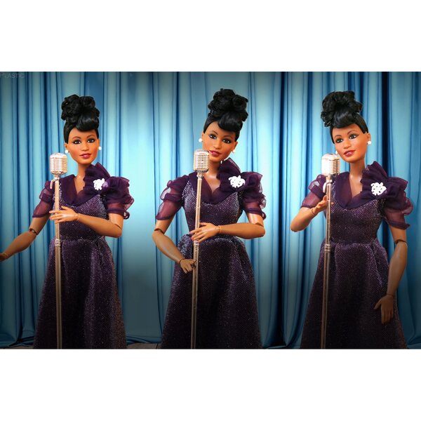 Barbie Ella Fitzgerald Inspiring Women Collection – Jazz-Sängerin-Puppe, 27,5 cm