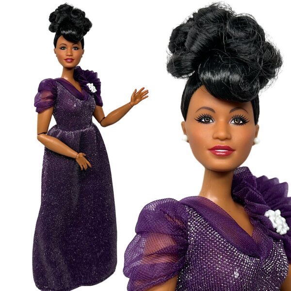 Barbie Ella Fitzgerald Inspiring Women Collection – Jazz-Sängerin-Puppe, 27,5 cm