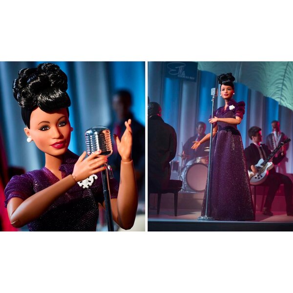 Barbie Ella Fitzgerald Inspiring Women Collection – Jazz-Sängerin-Puppe, 27,5 cm