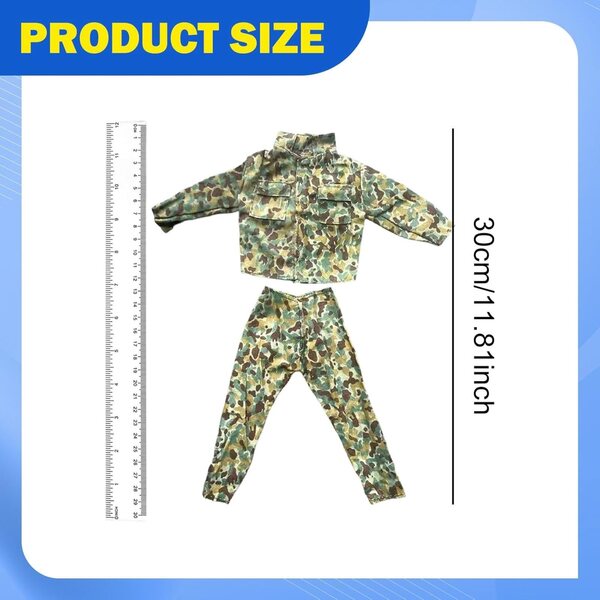 Vestiti per Action Figure 1:6 - Uniforme Soldato Maschile Completa 12 Pollici