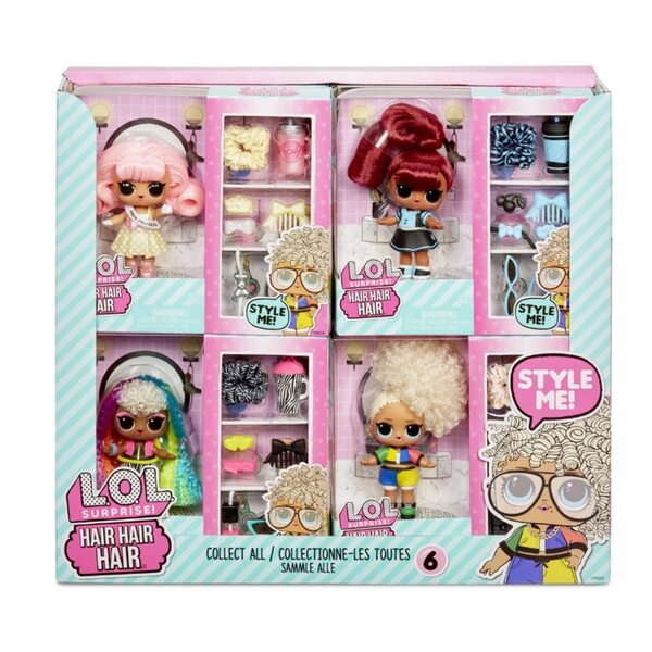 LOL Surprise Hair Hair Hair - Bambola con Capelli da Pettinare e Accessori Moda