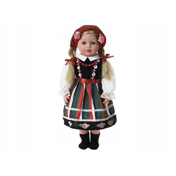 Bambola 45 cm in Costume Tradizionale con Suoni in Italiano e Vestito Lavabile