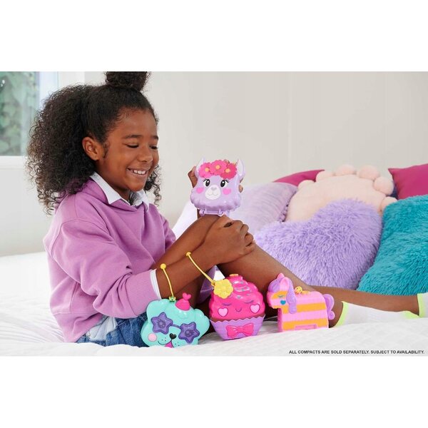 Polly Pocket Unicorn Piscina con Accessori e Lanterne Magiche per Bambini