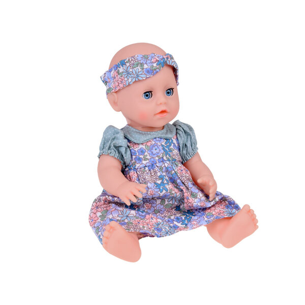 Baby Doll in gomma 30 cm con accessori per la pappa per bambini 3+