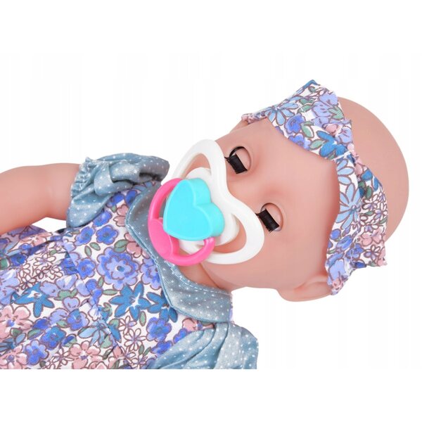 Baby Doll in gomma 30 cm con accessori per la pappa per bambini 3+