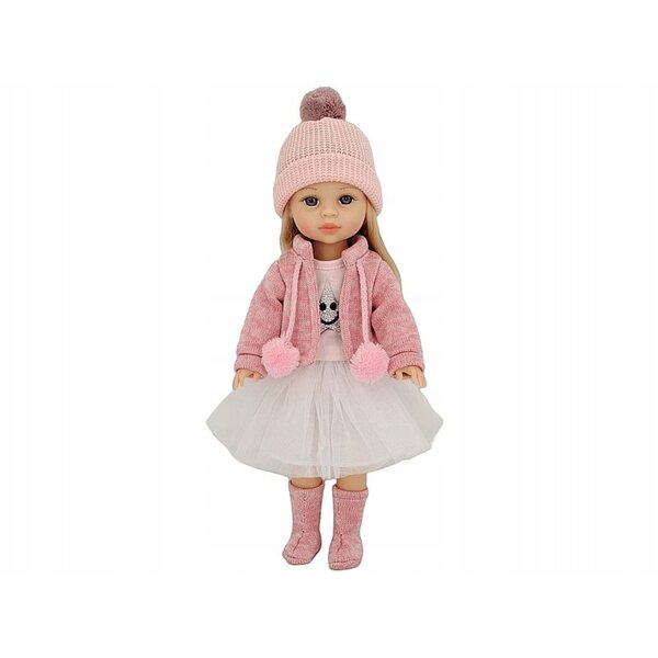 Adar-Puppe 38 cm interaktiv mit Geräuschen, spricht und singt auf Polnisch, Geschenkbox