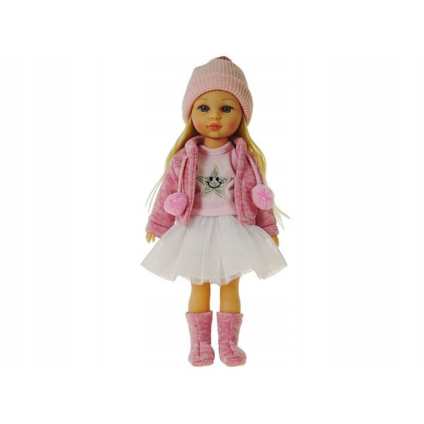 Adar-Puppe 38 cm interaktiv mit Geräuschen, spricht und singt auf Polnisch, Geschenkbox