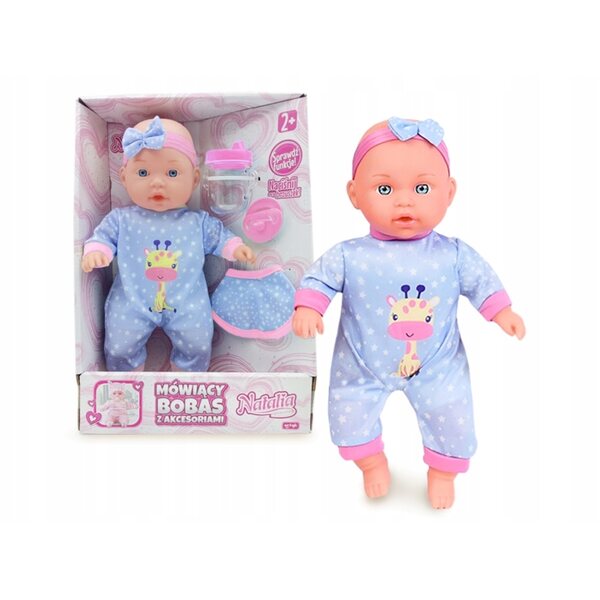 Lalka interaktywna bobas Natalia 30 cm mówiąca po polsku 2+
