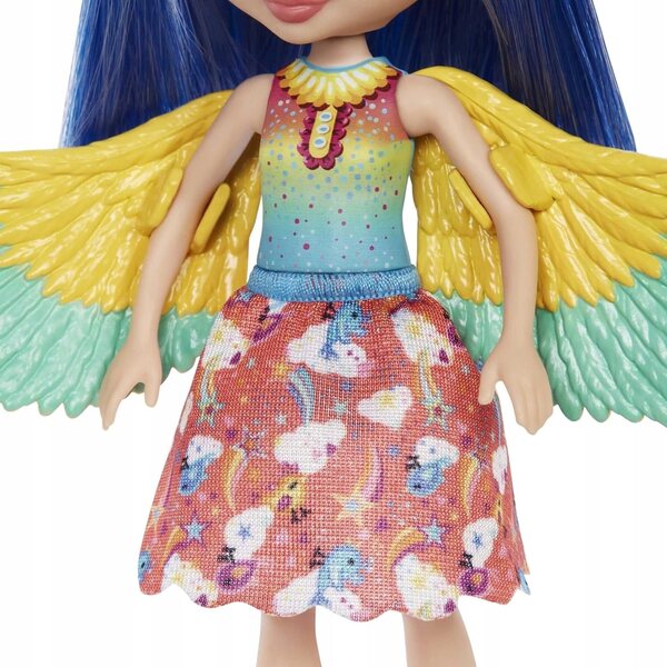 ENCHANTIMALS Prita Puppe Sittich mit Papageientier – Spiele für Kinder ab 4 Jahren