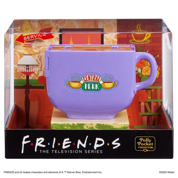 Mattel Polly Pocket Friends Compact con 6 Bambole e 9 Accessori per Bambini 4+