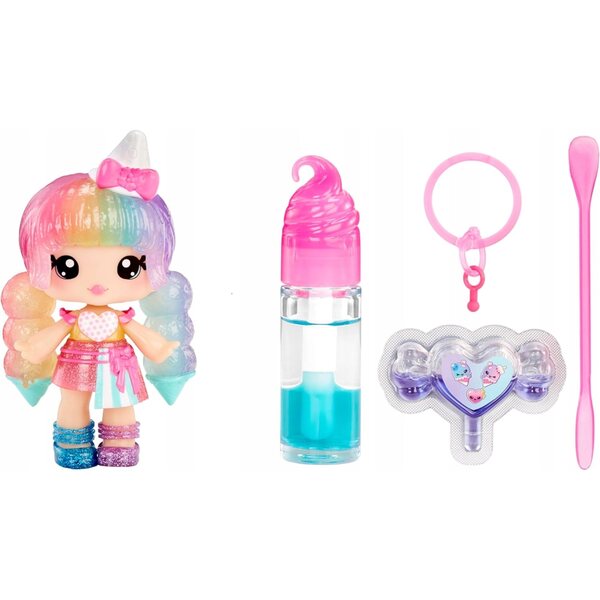 Bambola Yummiland Mystery Color Change con Set per Lucidalabbra e Cambia Colore