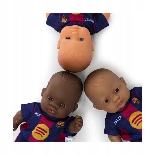 Miniland FC Barcelona pop 21 cm Latijns kind in officieel uniform