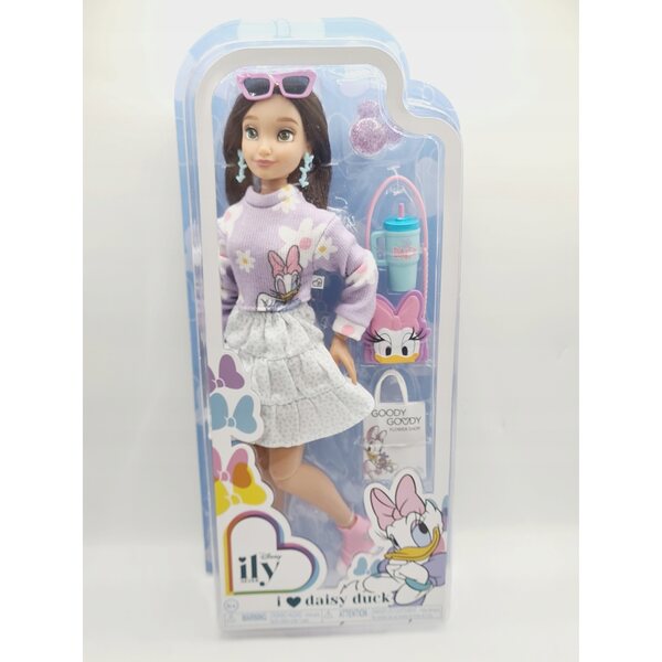 Bambola Disney ILY 4Ever 30 cm con motivo Daisy Duck e accessori moda