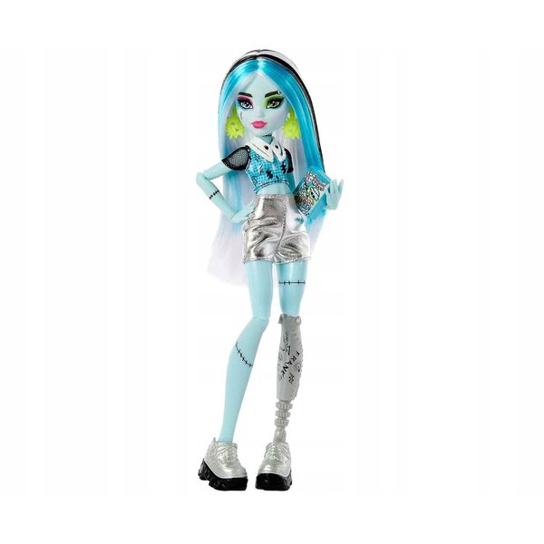 Bambola Monster High Frankie Stein con Accessori e Armadietto Monstrous Secrets