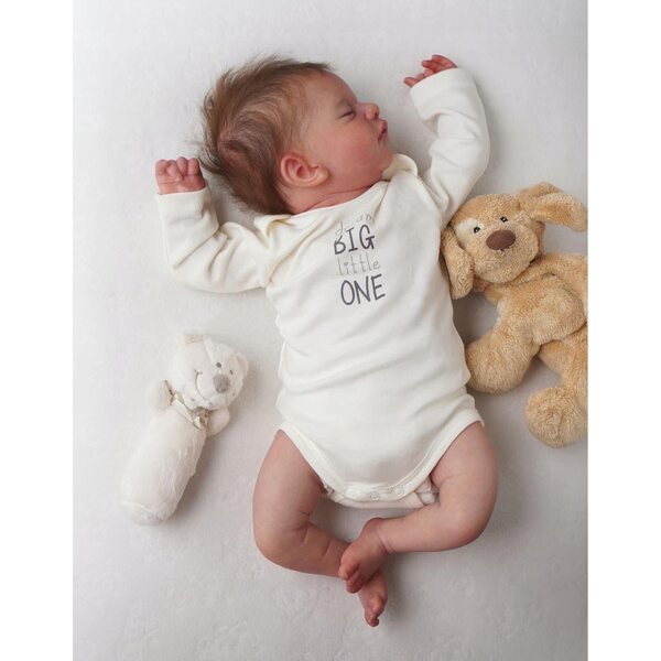 Bambola Reborn Realistica 46 cm con Abbigliamento e Accessori Completi