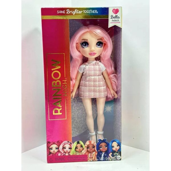 Bella Parker Rainbow High – Modepuppe mit farbenfroher Kleidung und Accessoires