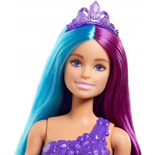 Barbie Dreamtopia Syrenka mit langen Haaren und Meerjungfrauenschwanz für Kinder ab 3 Jahren