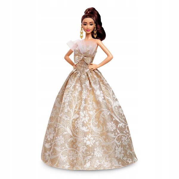 Barbie Holiday 2025 Puppenkollektion, elegantes, brillantes Kleid, 29 cm
