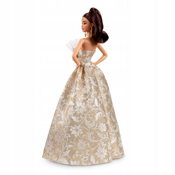 Barbie Holiday 2025 Puppenkollektion, elegantes, brillantes Kleid, 29 cm