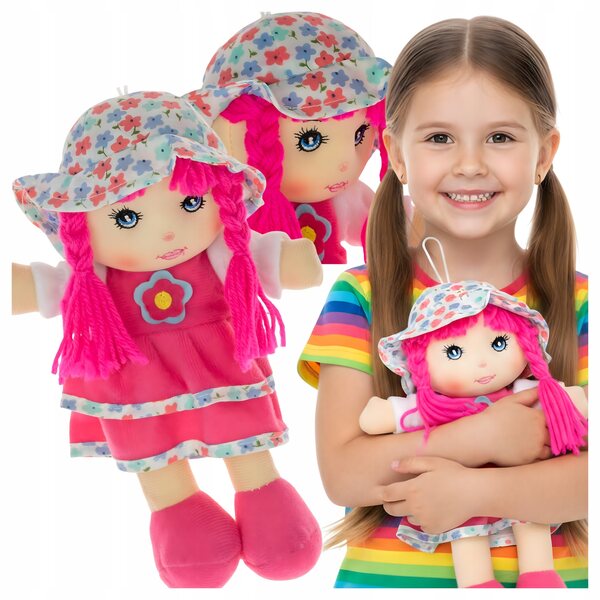 Bambola interattiva Cuddly Dorotka per ragazze con suono