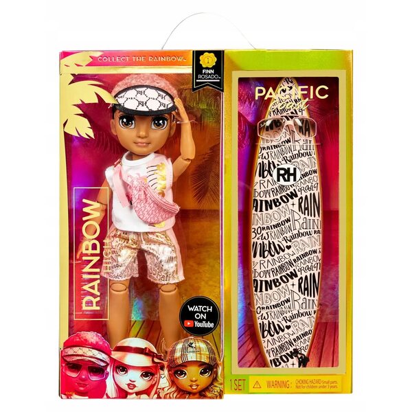 Rainbow High Finn Rosado Pacific Coast Series 1 - Gewrichtsmodepop
