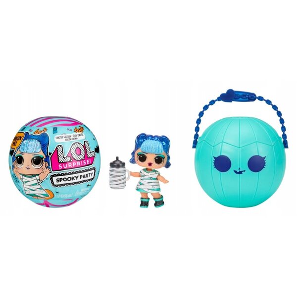 LOL Surprise Glitter Ghost Bambola Halloween Spooky Party con Accessori e Contenitore Zucca