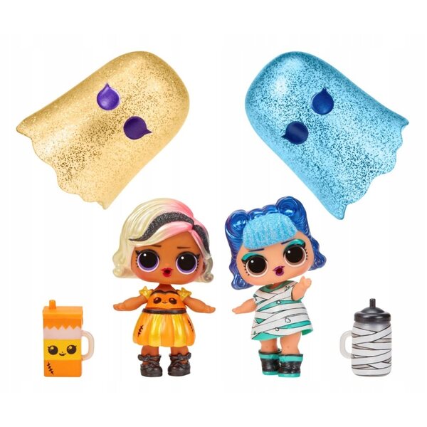 LOL Surprise Glitter Ghost Bambola Halloween Spooky Party con Accessori e Contenitore Zucca
