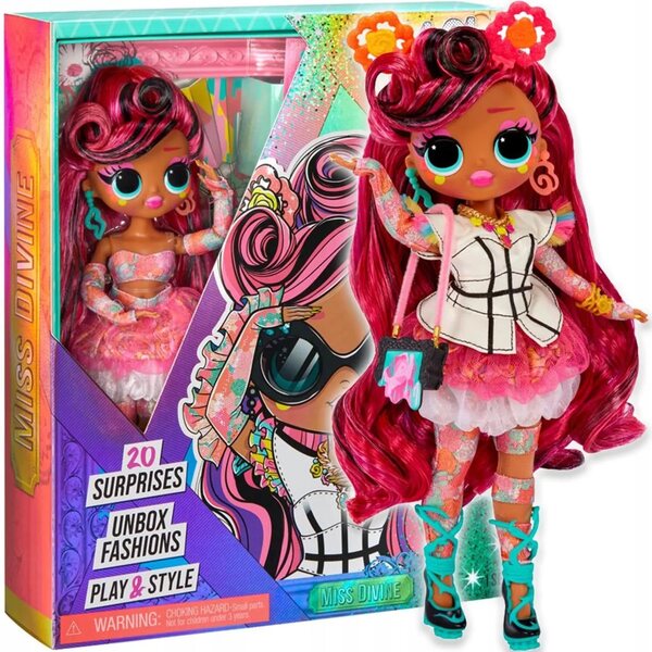 L.O.L. Surprise OMG Queens Miss Divine – Puppe mit Accessoires und Kleidung