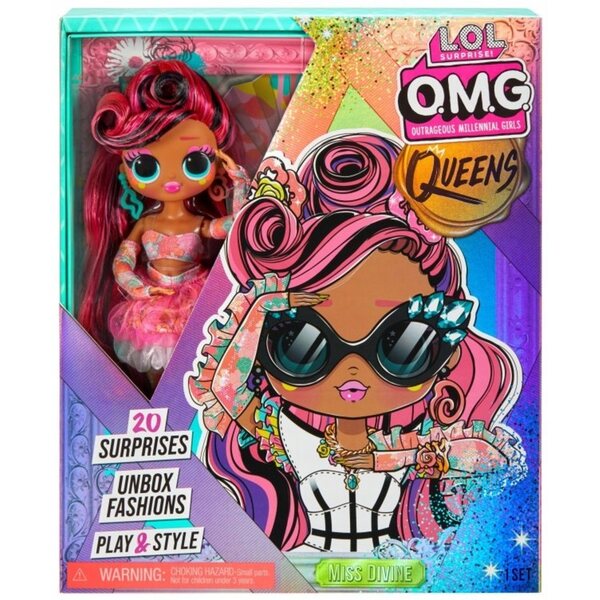 L.O.L. Surprise OMG Queens Miss Divine – Puppe mit Accessoires und Kleidung