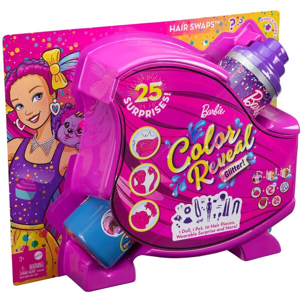 Barbie Color Reveal Imprezowe Stylizacje – Puppe mit Überraschungs-Look und Zubehör