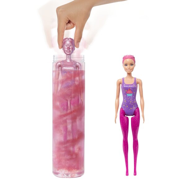 Barbie Color Reveal Imprezowe Stylizacje – Puppe mit Überraschungs-Look und Zubehör
