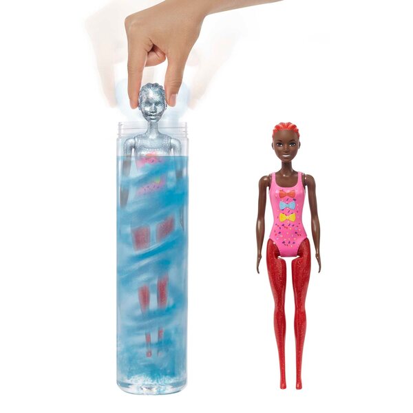 Barbie Color Reveal Imprezowe Stylizacje – Puppe mit Überraschungs-Look und Zubehör