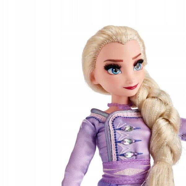 Hasbro Disney Kraina Lodu 2 Elsa Deluxe mit Kleid und Premium-Accessoires
