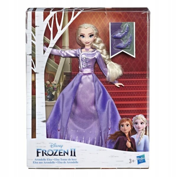 Hasbro Disney Kraina Lodu 2 Elsa Deluxe mit Kleid und Premium-Accessoires