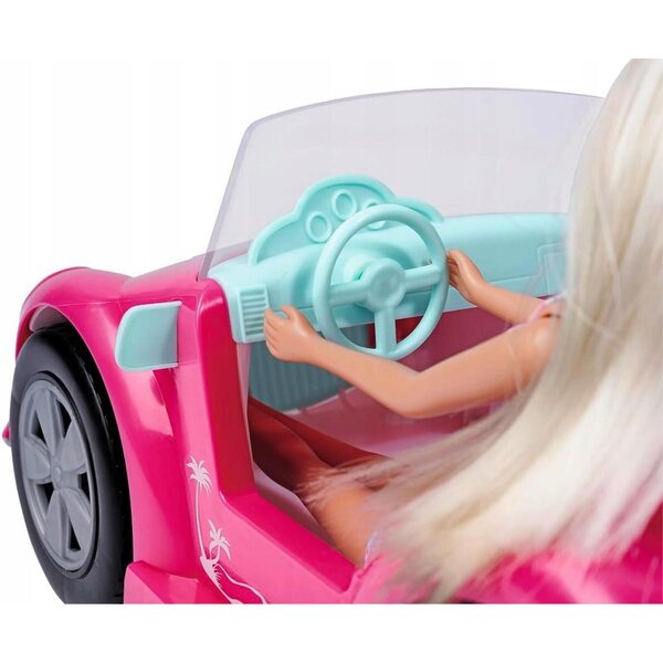 Bambola Steffi Love con Simba decappottabile rosa - Set per bambini 3+