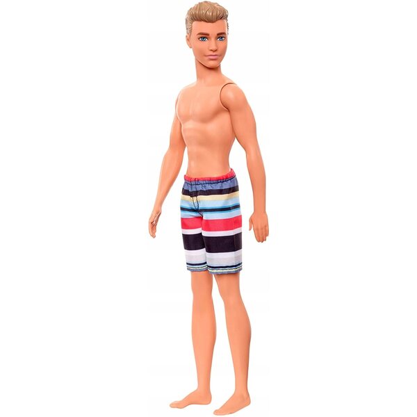 Ken Barbie Strandbadepuppe, 28 cm, bunter Badeanzug