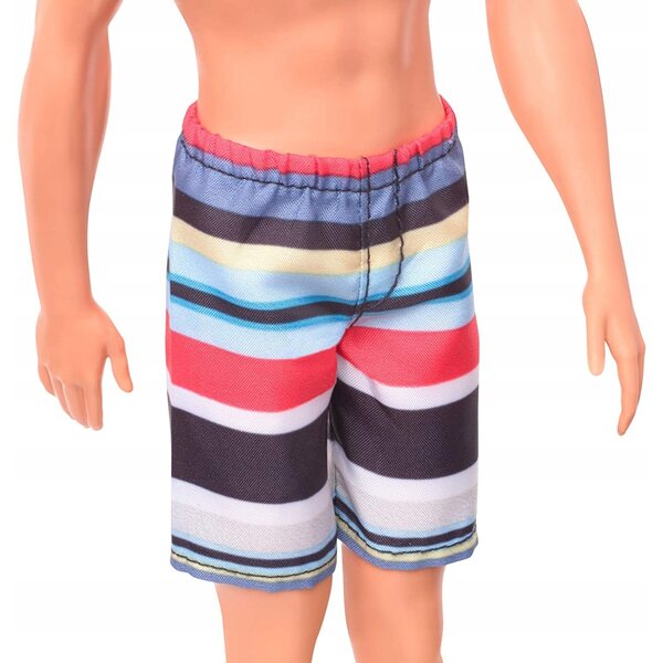 Ken Barbie Strandbadepuppe, 28 cm, bunter Badeanzug