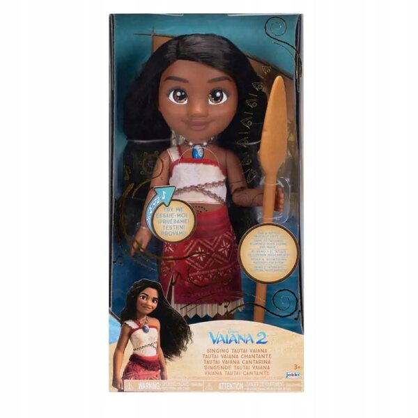 Lalcca Disney Vaiana 2 Moana 35 cm singt mit Licht- und Soundeffekten