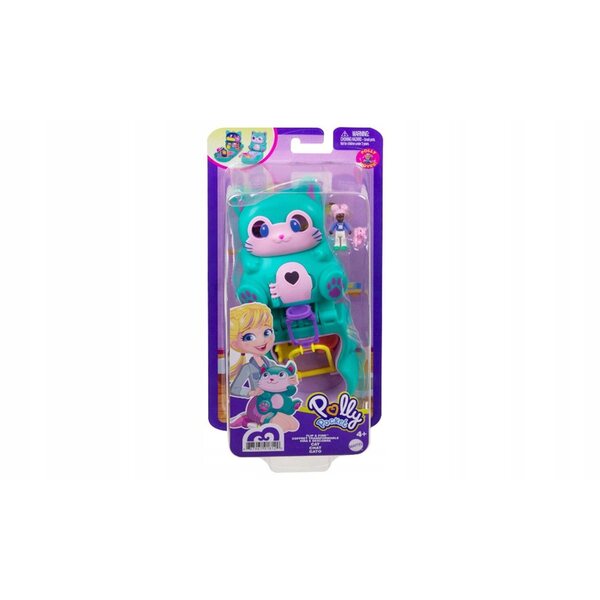 Polly Pocket Mattel 25 cm - Ensemble mini animaux avec micro poupée et surprises