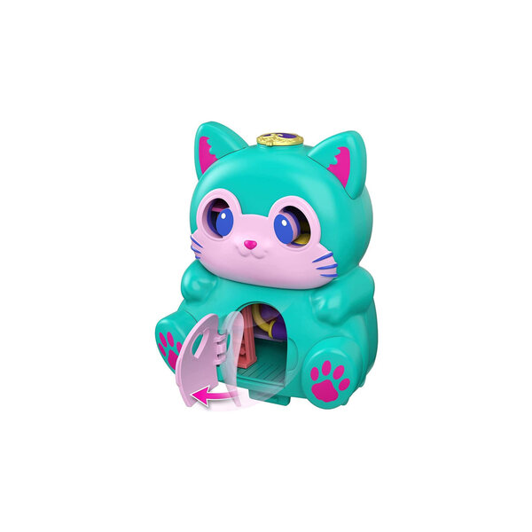 Polly Pocket Mattel 25 cm - Ensemble mini animaux avec micro poupée et surprises