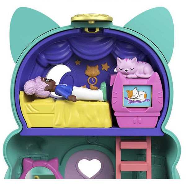 Polly Pocket Mattel 25 cm - Ensemble mini animaux avec micro poupée et surprises