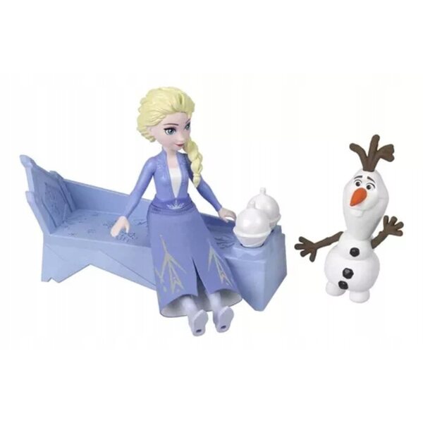 Disney Frozen Set Elsa und Olaf mit Schlitten und Zubehör Mattel 3+
