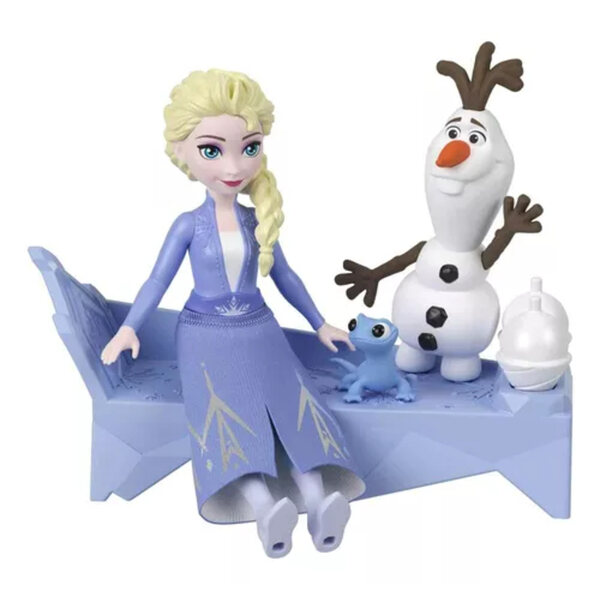 Disney Frozen Set Elsa und Olaf mit Schlitten und Zubehör Mattel 3+