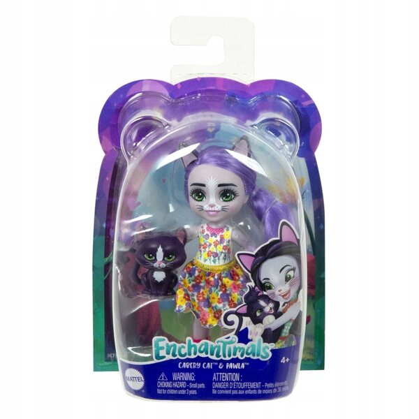 Bambola Enchantimals Sorellina 10 cm con simpatico animaletto - Età 4+