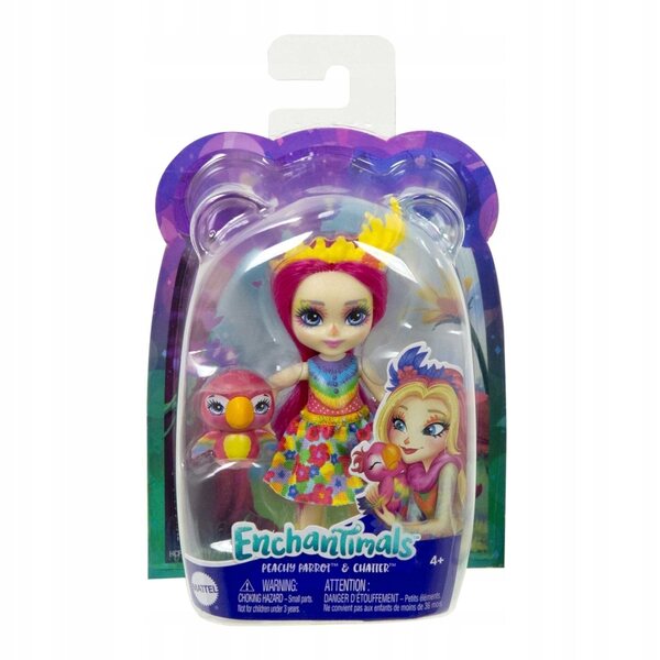 Bambola Enchantimals Sorellina 10 cm con simpatico animaletto - Età 4+