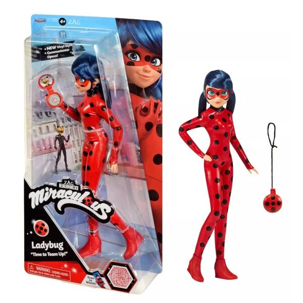 Miraculous Ladybug e Chat Noir - Bambola e Figura Comunicator Playmates Toys