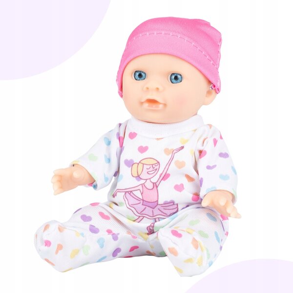 17 cm große Babypuppe für Mädchen ab 3 Jahren, weich und leicht zu umarmen