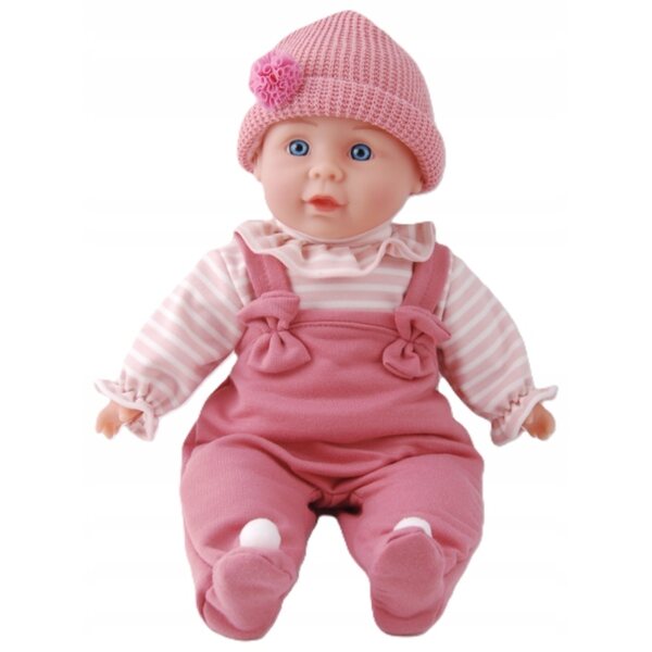 Bambola Bobas 32 cm con Suoni e Frasi in Polacco, Abbigliamento Colorato