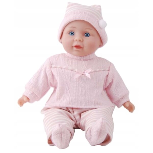 Bambola Bobas 32 cm con Suoni e Frasi in Polacco, Abbigliamento Colorato