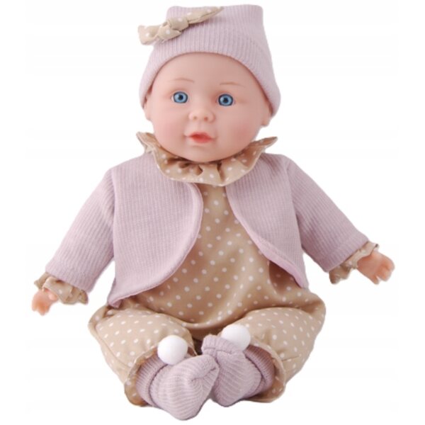 Bambola Bobas 32 cm con Suoni e Frasi in Polacco, Abbigliamento Colorato